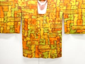 抽象模様道行コート